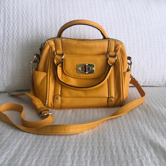 Merona Bags Mustard Colored Handbag Poshmark
